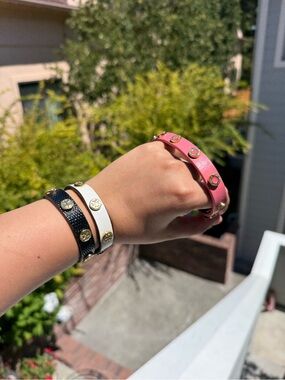 Tory Burch Wrap Bracelets Leather Adjustable